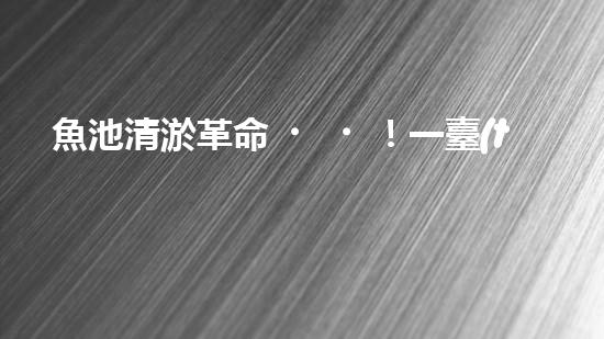 魚池清淤革命！一臺(tái)設(shè)備解決淤泥難題，你敢相信嗎？